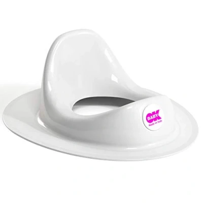 Image de OKBABY Ergo Réducteur de WC avec assise ergonomique et confortable, blanc