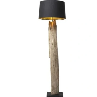 Afbeelding van KARE Nature Rechte vloerlamp uniek gemaakt van hout