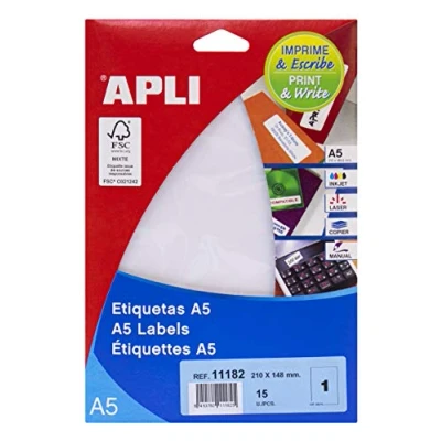 Afbeelding van APLI 11155 Blister met etiketten