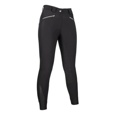 Image de HKM Pantalon d&#039;Équitation Harbour Island Full Grip Noir EU 42