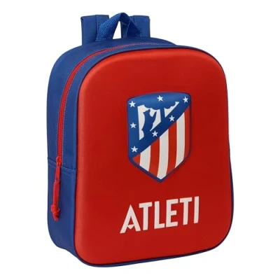 Afbeelding van Schoolrugzak Atlético Madrid Rood 22 x 27 10 cm 3D