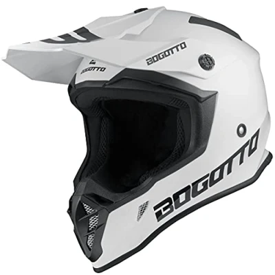 Afbeelding van Bogotto V332 Wit Crosshelm Maat L Helm