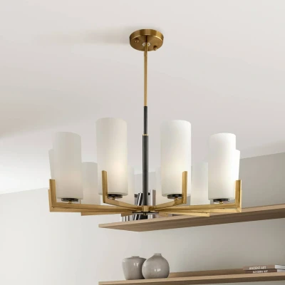Afbeelding van Maytoni kroonluchter Fortano, 10 lamps, glas, E27