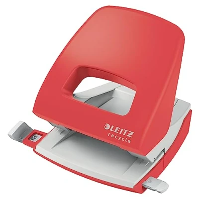 Afbeelding van Perforator Leitz Nexxt Recycle 30 vel rood