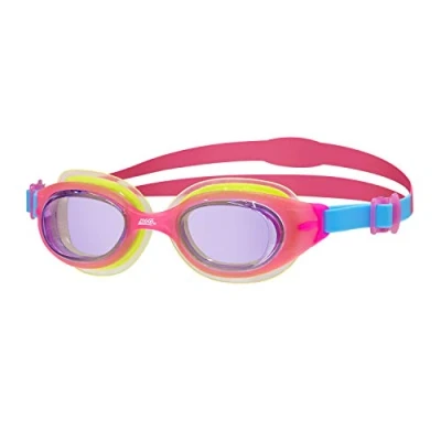 Afbeelding van Zoggs Little Sonic Air kinderzwembril (tot 6 jaar), roze blauw groen tint, Eén maat