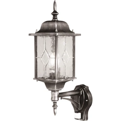 Afbeelding van Landelijke Wandlamp Steady Lighting Metaal Landelijk E27 L: 27.8cm Voor Buiten Woonkamer Eetkamer Zwart