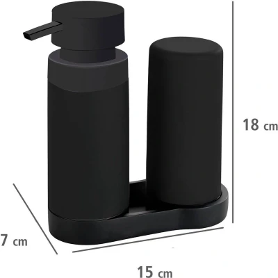 Afbeelding van WENKO afwasmiddel dispenser + zeephuder