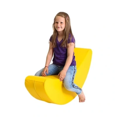 Afbeelding van Iglu Soft Play foam schommelwip banaan Geel