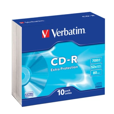 Afbeelding van Verbatim 43437 CD R Extra Protection Schijven 10 Stuks / Spindel