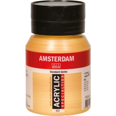 Afbeelding van Amsterdam Standard Series Acrylverf 500 ml 802 Lichtgoud