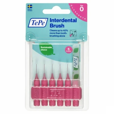 Image de Tepe Interdental Brush 0,40mm Pink 6