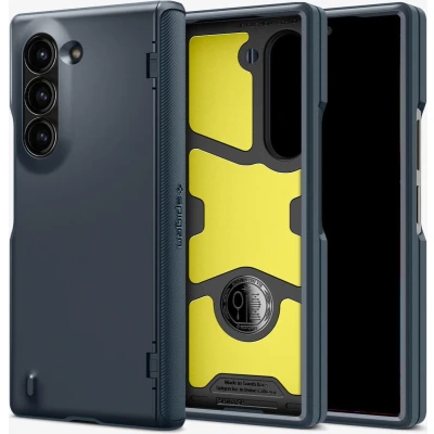 Afbeelding van Spigen Slim Armor Pro Geschikt voor Samsung Galaxy Z Fold 6 Metal Slate