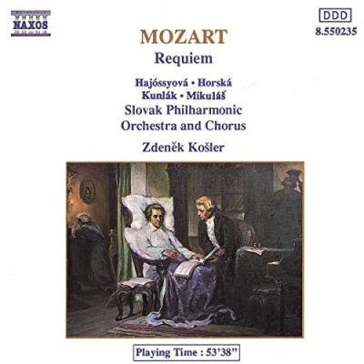 Afbeelding van Slovak Philharmonic Orchestra &amp; Chorus, Zdenek Kosler Mozart: Requiem (CD)