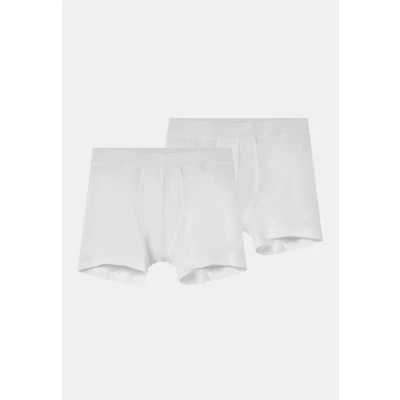 Afbeelding van Schiesser Organic Cotton TEEN 2 PACK Onderbroeken voor kinderen, Maat: 140, Weiß