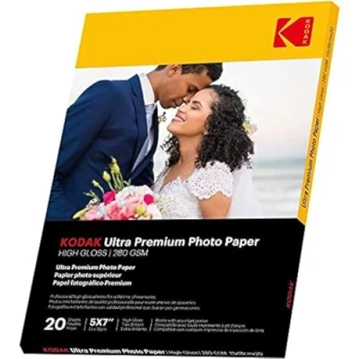 Afbeelding van KODAK 20 feuilles de papier photo 280g/m², brillant, Format 13x18 cm, Impression Jet d&#039;encre 9891175