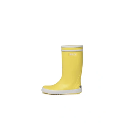 Afbeelding van Aigle Lolly POP Unisex Regenlaarzen voor kinderen, Maat: 32, Jaune/blanc Natuurrubber