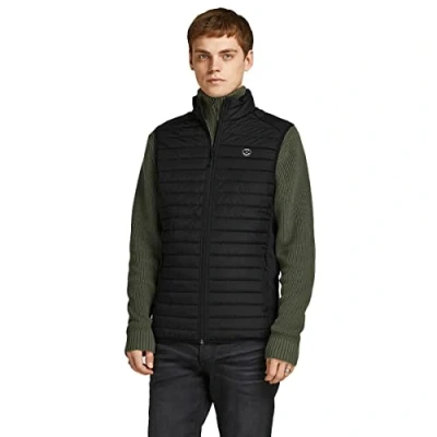 Afbeelding van Jack &amp; Jones Jjemulti Bodywarmer Collar Noos vest voor heren, zwart., L