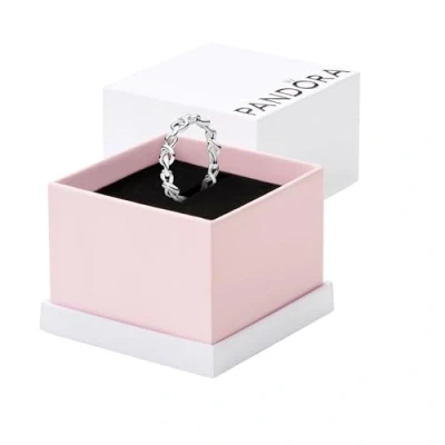 Afbeelding van Pandora Geknoopte harten damesring 198018, Sterling zilver, Geen edelsteen