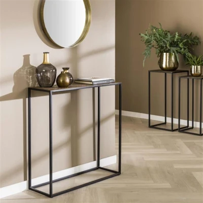 Afbeelding van Hoyz Haltafel iron metallic Brons antiek
