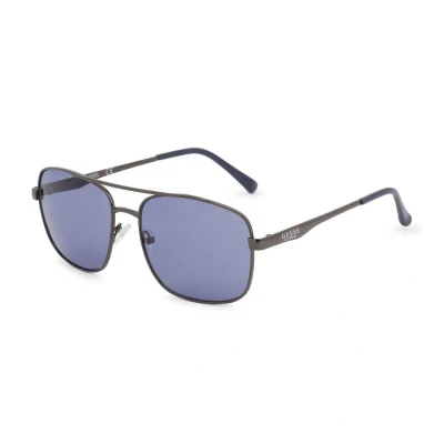 Afbeelding van Guess GF0211 Zonnebril Heren Metaal Blauwe lens