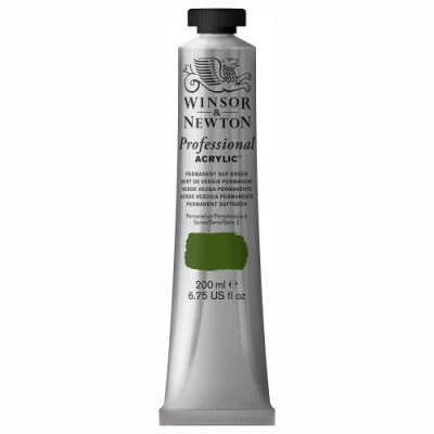Afbeelding van Winsor &amp; Newton Professional Acryl Tube 200 ml 503 permanent bubbelgroen