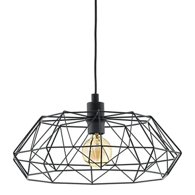 Afbeelding van hanglamp Carlton 2 Zwart Staal EGLO