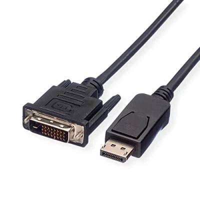 Afbeelding van VALUE DisplayPort Kabel DP Male DVI (24+1) Male, LSOH, zwart, 5 m