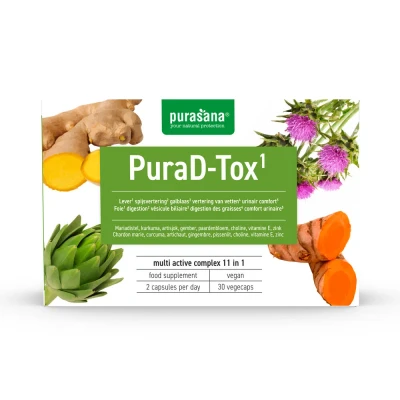 Afbeelding van Purasana PuraD Tox Capsules 30VCP