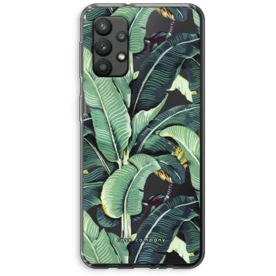 Afbeelding van hoesje geschikt voor Samsung Galaxy A32 4G Bananenbladeren Soft Cover Telefoonhoesje Bescherming aan alle Kanten en Schermrand