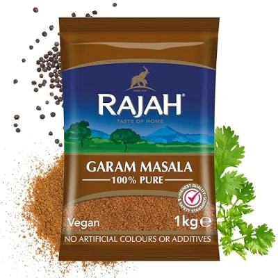 Afbeelding van Rajah Garam Masala Spices, gemalen kruidenmix, (1 kg)