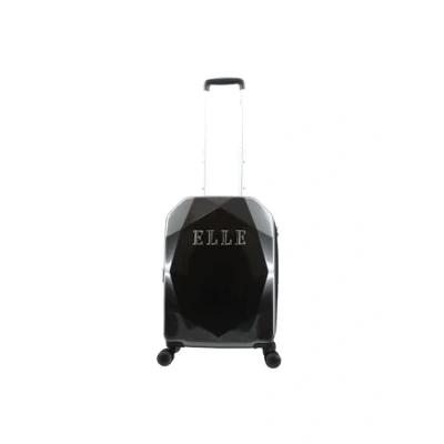 Afbeelding van ELLE 56 t/m 67 cm Harde Koffer / Trolley Reiskoffer 56.5x35x23cm Diamond Grijs
