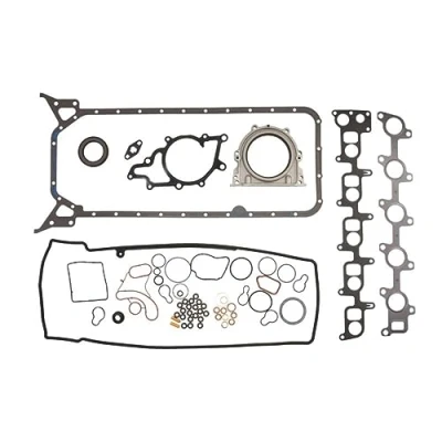 Afbeelding van ELRING 531.381 Complete pakkingsset, motor Met asdichtring krukas, klepseals, Zonder cilinderkoppakking