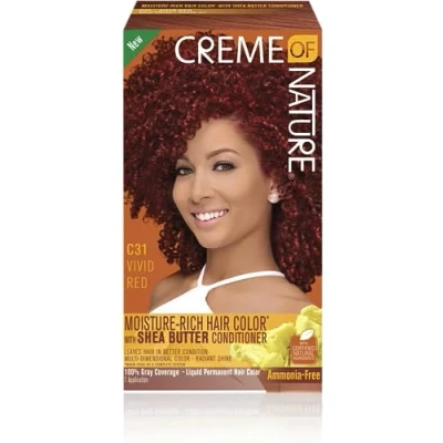 Afbeelding van CREME OF NATURE LIQUID HAIR COLOR VIVID RED C31