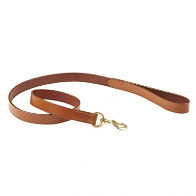 Afbeelding van Weatherbeeta Dog Lead Leather Tan M Agradi.be
