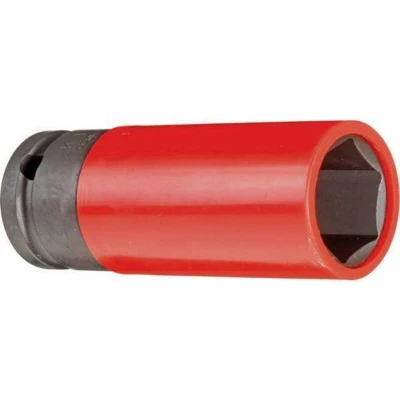 Image de GEDORE RED R63042116 clé à chocs 1/2&quot; 6 pans, avec douille de protection 21 mm rouge 3300587