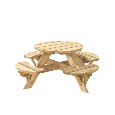 Afbeelding van Ronde Kinderpicknicktafel Jimmy