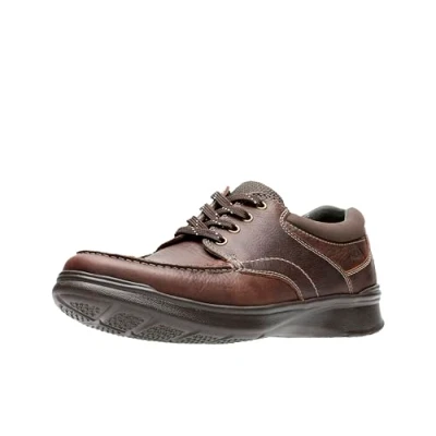 Afbeelding van Clarks Cotrell Edge Oxford stof voor heren, Bruin Oily Leather