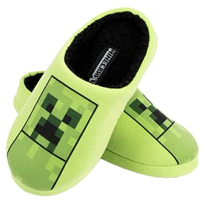 Afbeelding van Minecraft Kinderpantoffels Pantoffels voor jongens Pantoffels, Creeper