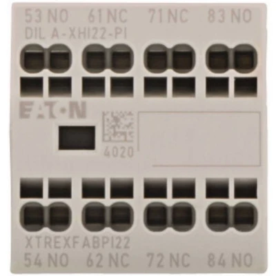 Afbeelding van Eaton DILA XHI22 PI Hulpschakelblok 2x NO, NC 4 A 1 stuk(s)