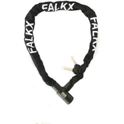 Afbeelding van FALKX Secure 6/1200 Kettingslot 6x1200mm zwart. Nylon hoes