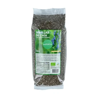 Afbeelding van Naturitas Essentials biologische chiazaad, 500 g, vezelbron, helpt bij het reguleren van lichaamsgewicht, superfood