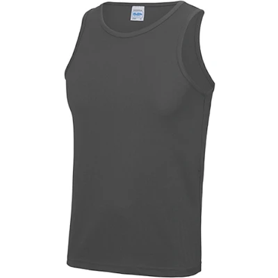 Afbeelding van Heren tanktop &#039;Cool Vest&#039; Charcoal S