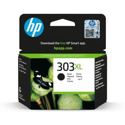 Image de HP 303XL 12 ml à rendement élevé noir original cartouche d&#039;encre pour ENVY Photo 62XX, 71XX, 78XX; Inspire 72XX, 79XX