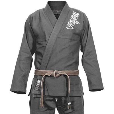 Afbeelding van Venum Contender 2.0 Kimono voor heren, grijs, FR: A1 (productiemaat: A1)