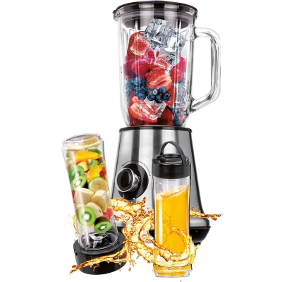 Afbeelding van MPM Multifunctionele Blender to go Smoothie Maker met 2 extra Flessen 450W