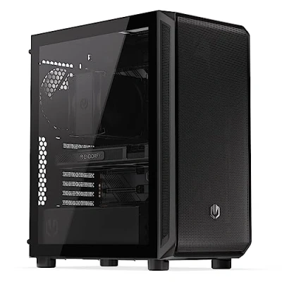 Afbeelding van ENDORFY EY2A010, Midi Tower, PC, Zwart, ATX, ITX, micro Gehard glas, Gamen