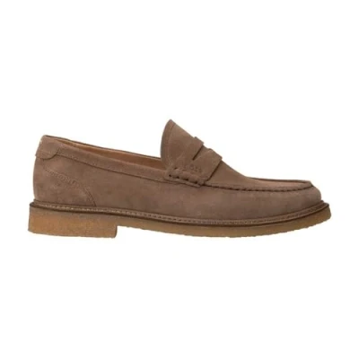 Afbeelding van BOSS KOPE Mocassins, Heren, Maat: 39, Medium beige Leer