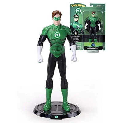 Afbeelding van The Noble Collection DC Comics Bendyfigs Green Lantaarn 19 cm (19 cm) Toys Bendable hoge kwaliteit poseerbaar verzamelfiguur met standaard