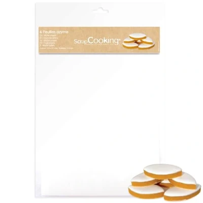 Afbeelding van Scrapcooking Eetbaar Papier pk/6