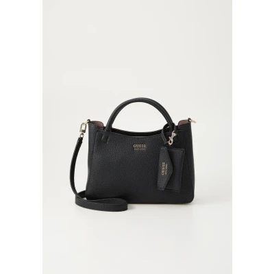 Afbeelding van GUESS Schoudertas Handtas Brenton Girlfriend Satchel Black Zwart